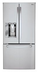 24.2 cu. ft. French Door Refrigerator with Ice and Water Dispenser in Stainless Steel