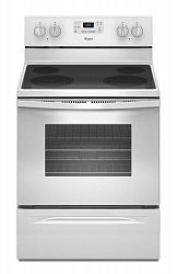 5.3 cu. ft. Free-Standing Electric Range with EasyWipe Ceramic Glass Cooktop in White