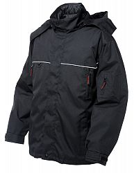 Poly Oxford Nylon 3-In-1 Jacket Black X Large