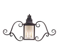 Satin 3 Light Black Halogen Outdoor Wall Mount With White Glass