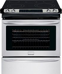 Gallery 4.6 cu. ft. Slide-In Electric Range with Self-Cleaning in Stainless Steel