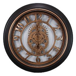 Gears 20 Inch. Wall Clock In Bronze Finish
