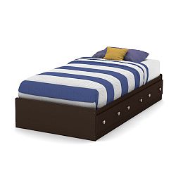 Morning Dew Twin Mates Bed (39 Inch), Chocolate