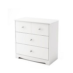 Little Jewel 3-Drawer Chest, Pure White