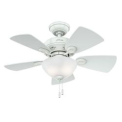 Hunter Watson 34 Inch White Indoor Ceiling Fan