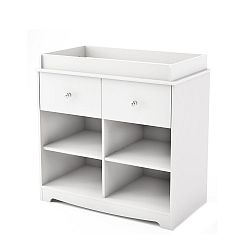 South Shore Little Teddy Collection Changing Table White