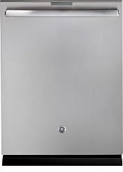 GE Stainless Steel Built In Tall Tub Dishwasher with Top Controls & Colour LCD Display