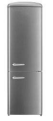 24 Inch Caloric Retro Refrigerator (Silver)