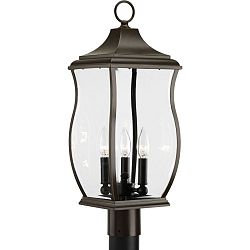 Township Collection 3-light Oil Rubbed Bronze Post Lantern