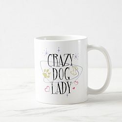 Retro Style Crazy Dog Lady Mug
