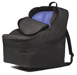 J. L. Childress Ultimate Car Seat Travel Bag, Black, 1 Pack