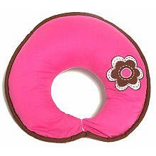 Bacati Damask Pink/Chocolate Nursing Pillow