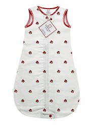 SwaddleDesigns Cotton Flannel Sleeping Sack with 2-Way Zipper, Angry Birds Baby, Red Bird 3-6MO