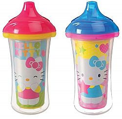 Munchkin Hello Kitty Insulated Sippy Cups 2 Pack 9 Ounce