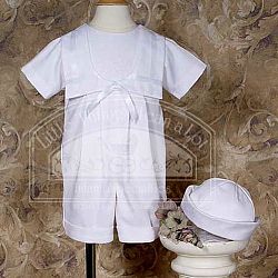Baby Boys Nautical Knicker Shamrock Embroidery Baptism Outfit Size 6M