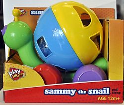 Sammy the Snail Pull Along Toy By Play Right