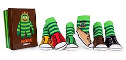 Yo Gabba Gabba Baby Boys' 6 Pair Sock Set - Brobee - 0-12 Months