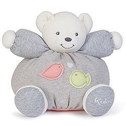 Kaloo Zen Bear Toy, Grey, Medium