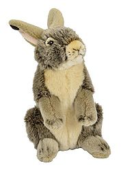 Simba Toys 5840003 Sitting Rabbit Soft Toy 25 cm Grey