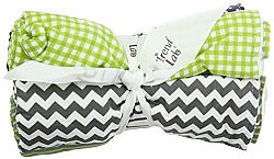 Trend Lab Burp Cloth Set, Perfectly Preppy, 4-Count
