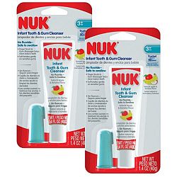 NUK Infant Tooth and Gum Cleanser, 1.4 Ounce - 2 Pack