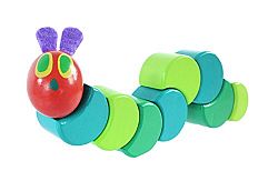 The World of Eric Carle Very Hungry Caterpillar Wood Grasp and Twist Toy by Kids Preferred