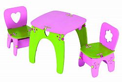 Kids Preferred Buildex Daisy Table and Chairs Set