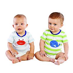 Baby Aspen Deep Sea Tee's Set of Three T-Shirts
