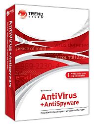 Trend Micro AntiVirus plus AntiSpyware 2010 - complete package