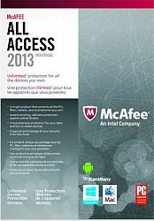 MCAFEE INC MCAFEE ALL ACCESS FOR INDIVIDUAL 2013