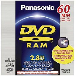 Panasonic LM AK60U - DVD-RAM (8cm) x 1 - 2.8 GB - storage media