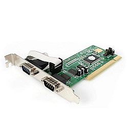 StarTech Com 10 Pack 2 Port PCI Serial Adapter Cards 2 X 9 Pin DB 9 Male RS 232 Serial H3C00OEIQ-1614