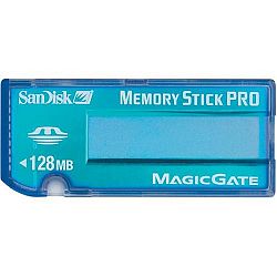 SanDisk SDMSV 128 A10 128 MB Memory Stick Pro Retail Package H3C0EL1GJ-2910