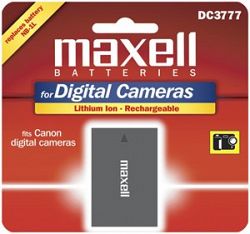 MAXELL DC3777 Equivalent for Canon NB-1L