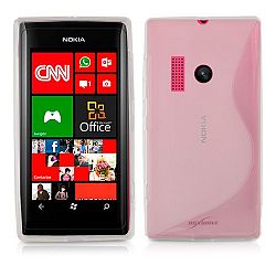 BoxWave Nokia Lumia 505 DuoSuit - Slim-Fit Ultra Durable TPU Case with Stylish "S" Design on Back - Premium Shock Absorption (Frosted Clear)