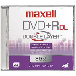 Maxell DVD Recordable Media DVD R DL 2 4x 8 50 GB 1 Pack Jewel Case 120mm H3C069H9F-1610