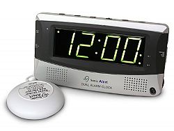 Sonic Alert SBD375SS Dual Alarm Clock with Bed Shaker