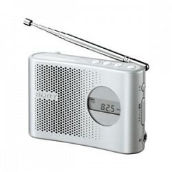SONY TV(1-3ch)/FM/AM PLL synthesizers Handy Portable Radio ICF-M55/S Silver (japan import)