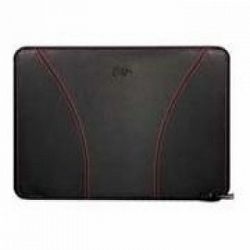 ISkin SOHO Magnum Sleeve For 13 Quot MacBook Clamshell Leather Black Red H3C06TL6J-0604