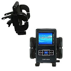 Gomadic Air Vent Clip Based Cradle Holder Car / Auto Mount for the iRiver H320 - Lifetime Warranty
