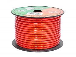Pyramid RPR10100 10 Gauge Clear Red Power Wire 100 Feet OFC
