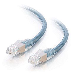 C2G 25ft RJ11 High Speed Internet Modem Cable RJ 11 Male RJ 11 Male 25ft Transparent Blue H3C00PO35-3007
