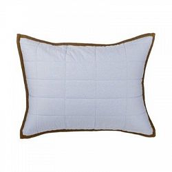 Metro Blue/White/Chocolate Quilted Boudoir