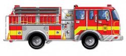 24 pc Giant Firetruck Floor Puzzle - (Child) by Pcs Group
