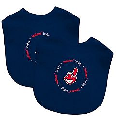 Baby Fanatic Fanatic Bibs Cleveland Indians, 2 Pack
