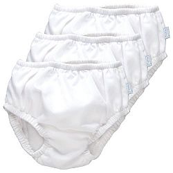 iPlay Ultimate Swim Diaper - White, 3 Pack (6 Months)