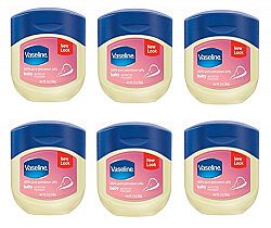 Set of Six Vaseline Baby Gentle Protective Petroleum Jelly-1.7 oz Travel size