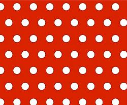 SheetWorld Fitted Crib / Toddler Sheet - Polka Dots Red - Made In USA - 28 inches x 52 inches (71.1 cm x 132.1 cm)