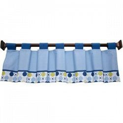 Simply Baby By Nojo - Hugs & Kisses Boy Window Valance by Nojo