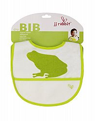JJ Rabbit Dry Bib, Frog, 3-18 Months